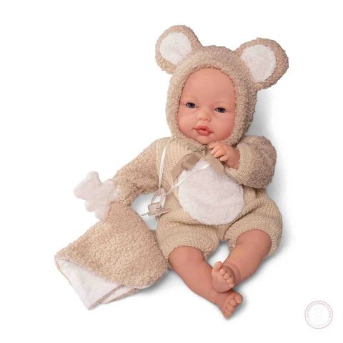 Muñeca Bimba lloro disfraz de osito 37 cm
