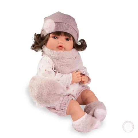 Muñeca Beni lloro invierno 42 cm