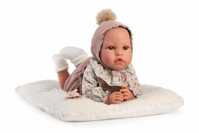 Muñeca Recién Nacida Erika con ranita 42cm