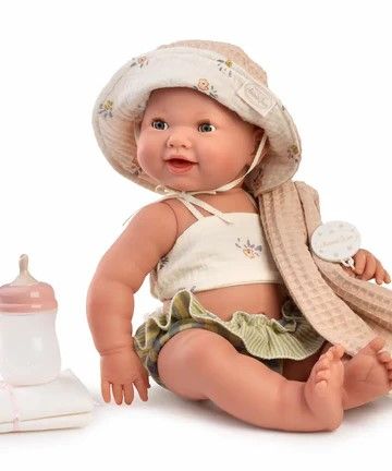 Muñeca Recién Nacida Mia hace Pipí playera 42cm