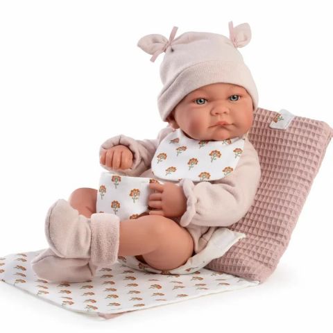 Muñeca Recién Nacida Nica bolso cambiador 42cm
