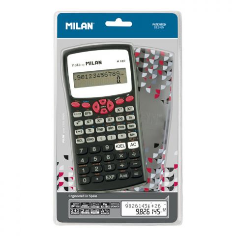 CALCULADORA MILAN CIENTIFICA ROJA M240