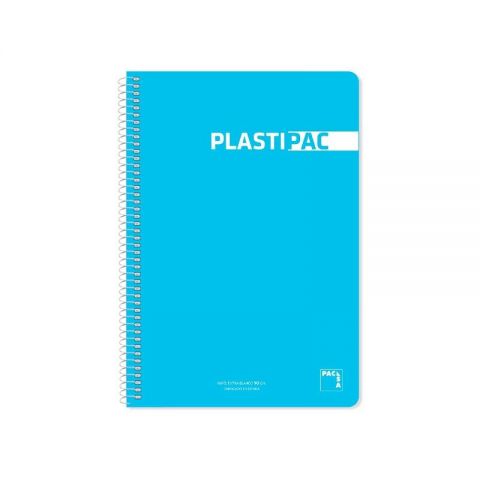 CUADERNO A5 CON ESPIRAL PACSA CUADRO 4X4 80 HOJAS 