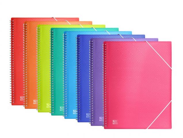 CARPETA 40 FUNDAS FIJAS ESPIRAL URBAN OXFORD