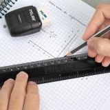 Regla 30 cm serie especial Shadow, negro