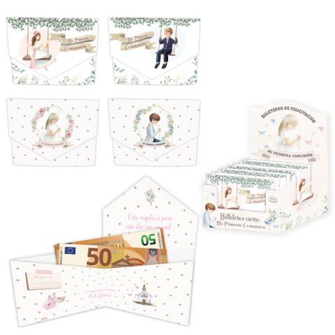 BILLETERO CIERRE COMUNION PLATA