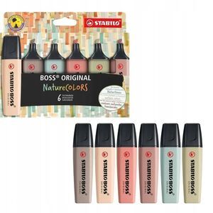STABILO BOSS ORIGINAL NatureCOLORS - Estuche 6 uds