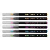 ROTULADORES PUNTA PINCEL MILAN 6 UNI FLUOR