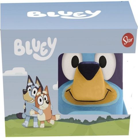 TAZA CERAMICA 3D 280 ML EN CAJA DE REGALO BLUEY