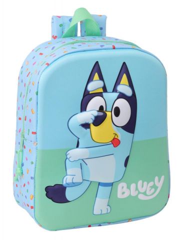 MOCHILA GUARDERIA 3D 27CM BLUEY