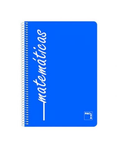CUADERNO PLASTIPAC 90GR/80H MATEMATICAS