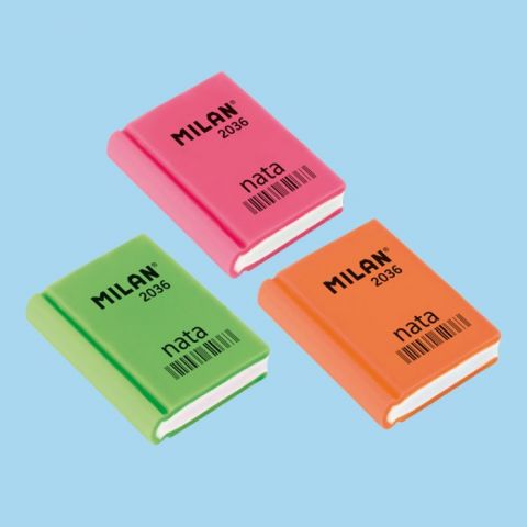 Gomas nata® Libro 2036, colores surtidos