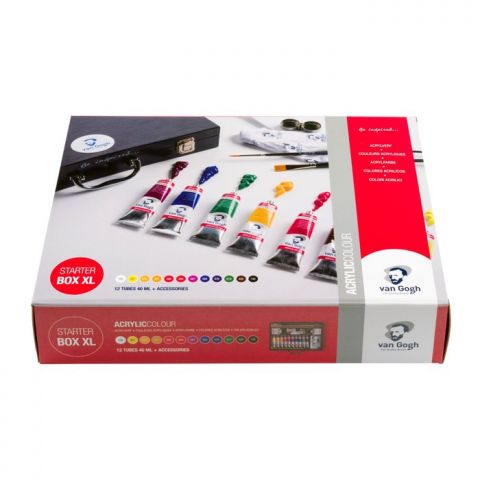 MALETIN VAN GOGH INICIACION XL ACRILICO + ACCESORI