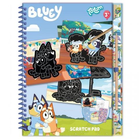 LIBRO DE RASCAR BLUEY