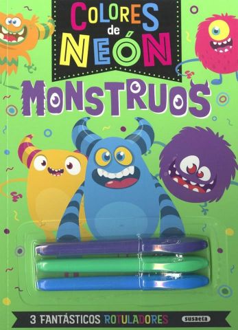 MONSTRUOS COLORES DE NEON