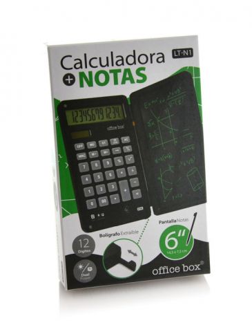 Calculadora 12 digitos+ notas